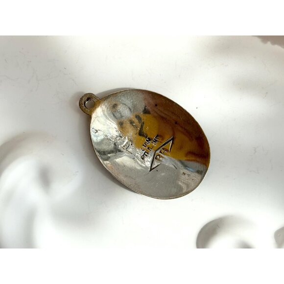 Dancing Angel Siam Sterling Silver 925 Vintage Thai Made Nielloware Brooch Pin - Picture 3 of 8